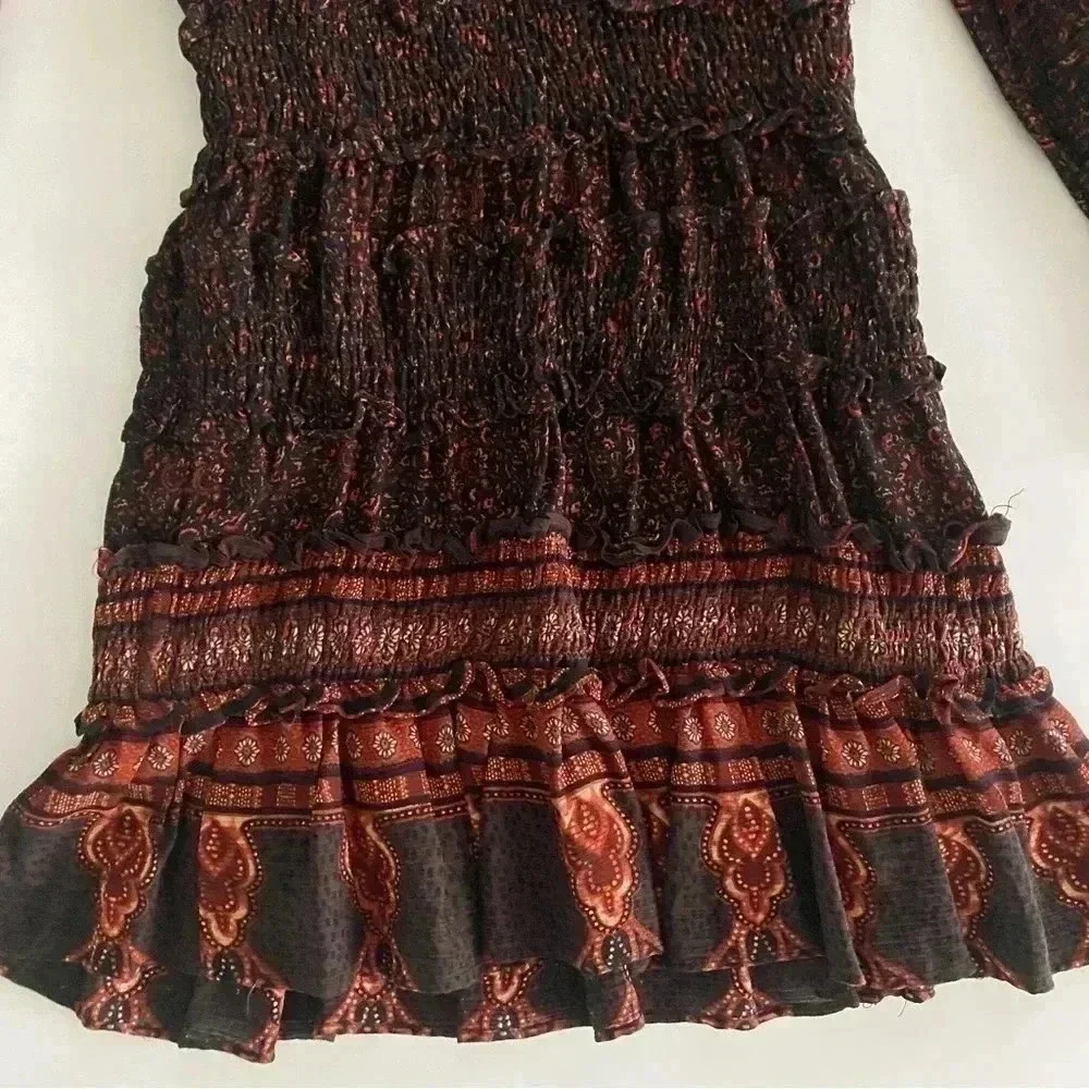 Olivaceous Smocked mini dress - New with tags - Picture 4 of 10